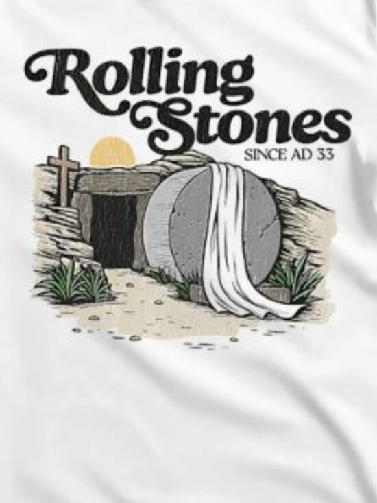 Rolling Stones He Is Risen Since AD33 Unisex T Shirt 83 - Picture 2 of 5